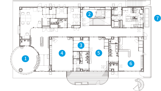 1F 見取り図